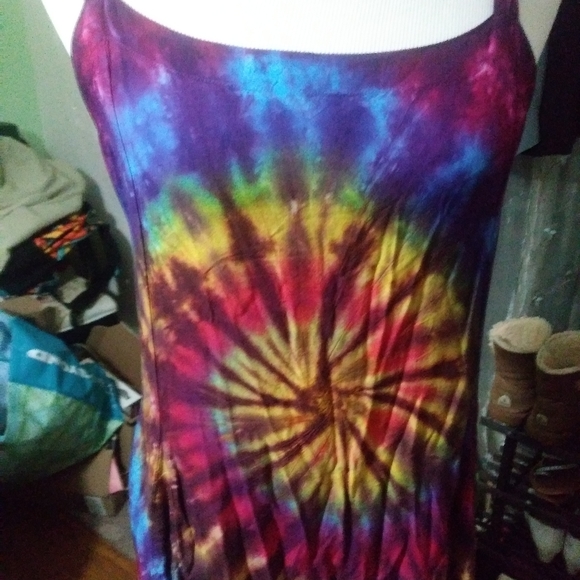 Summer tie dies sun dress - Picture 10 of 12